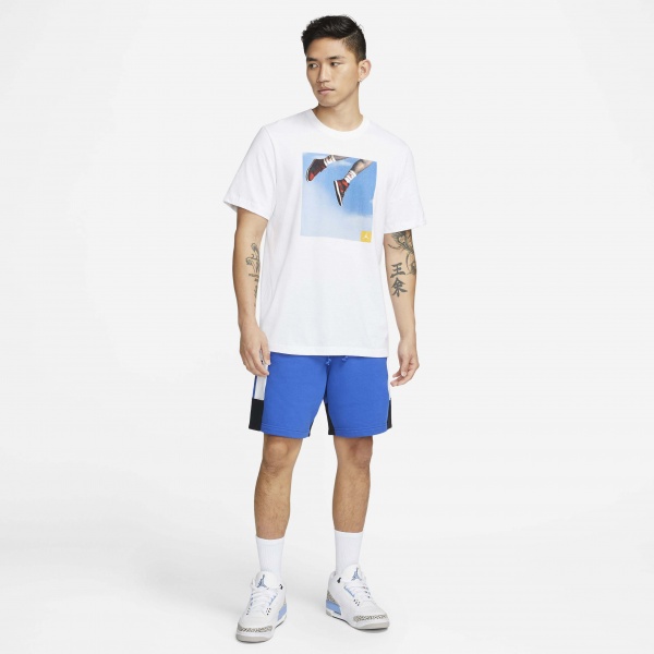 Футболка Jordan M J JMPMN PHOTO SS CREW DA9894-100 р.M білий