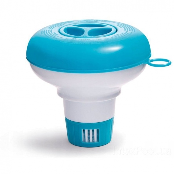 Дозатор плаваючий Intex арт. 29040 12,7 см (для хімії у таблетках по 20 г)