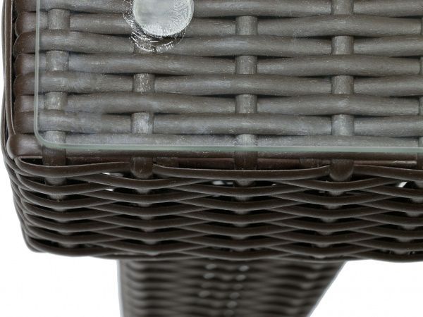 Стол квадратный 7376 90x90 см шоколадный 