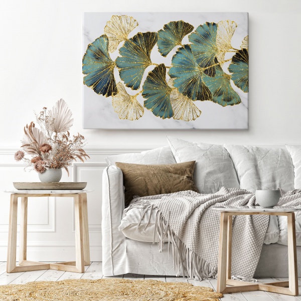 Картина на полотні Листя гінко 80x110 см WS Holst 2094651085 