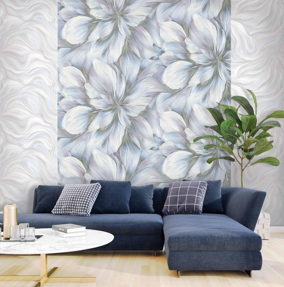 Шпалери вінілові на флізеліновій основі Слов'янські шпалери Le Grand platinum Каталіна 2 8793-02 1,06x10,05 м