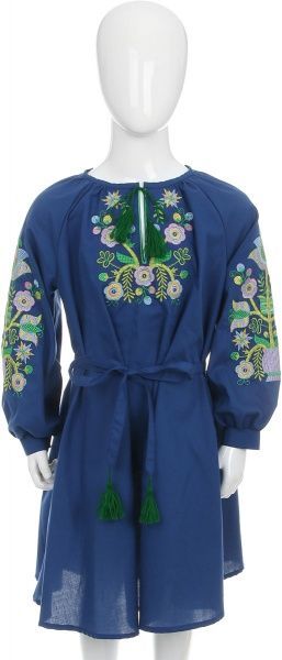 Платье Эдельвика 140 синий 91-19/00 