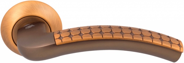 Ручка на розетці RDA Deco кавовий