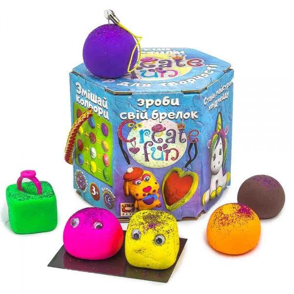 Пластилин легкий ТМ Moon Light Clay Create fun Брелок Nota Bene