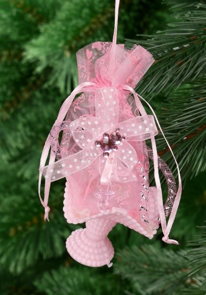 Подвеска Корзина с украшениями 14 см A0475-107  