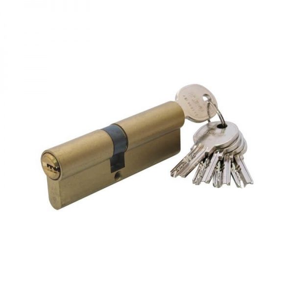 Циліндр ISEO R6 40x50 ключ-ключ 90 мм полірована латунь