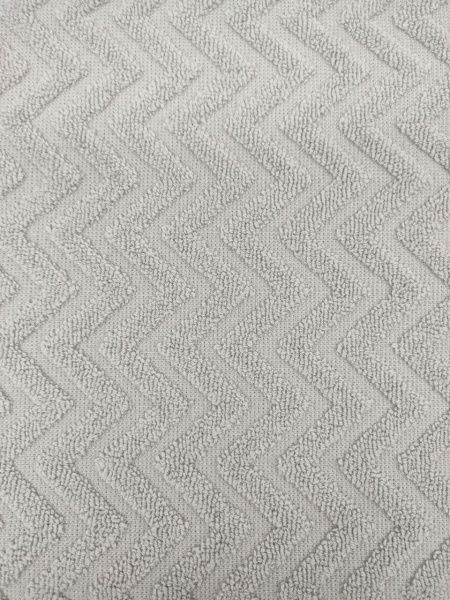 Рушник махровий Зигзаги 100x150 см срібний Simi 