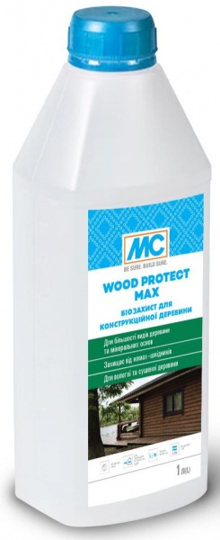Біозахист МС конструкційної деревини Wood Protect Max мат 1 л