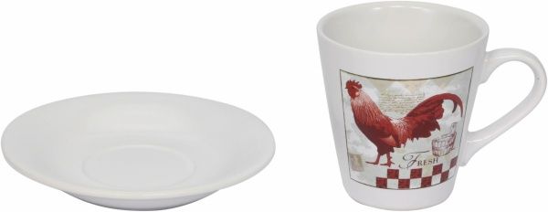 Чашка с блюдцем Village 150 мл 24-269-006 Krauff
