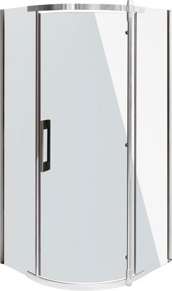 Душова кабіна ScandiSPA Fortuna JY050G 90х90х185 профіль хром, скло графіт