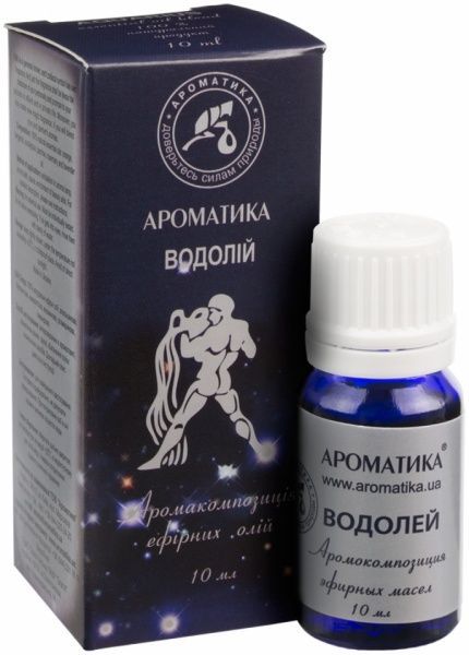 Аромакомпозиция Ароматика Водолій серія Знаки зодіаку 10 мл 