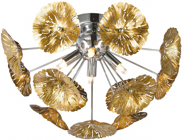 Люстра потолочная Victoria Lighting 4xG9 золото Haley/PL4 