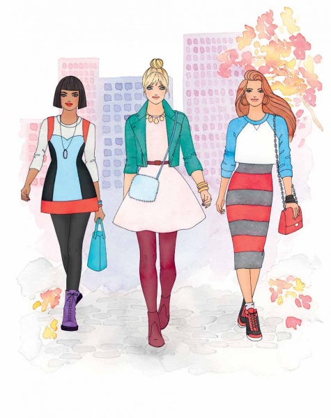 Книга с наклейками Мисси Мак-Каллоу «Модний стиліст: Колекція Осінь-Зима» 978-617-7579-54-9