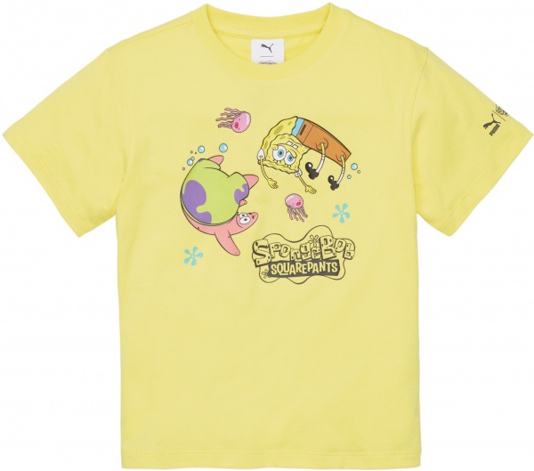 Футболка Puma PUMA X SPONGEBOB TEE 53867560 р.164 жовтий