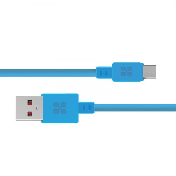 Кабель Promate MicroCord-1 USB-microUSB 2А 1,2 м синий (microcord-1.blue) 