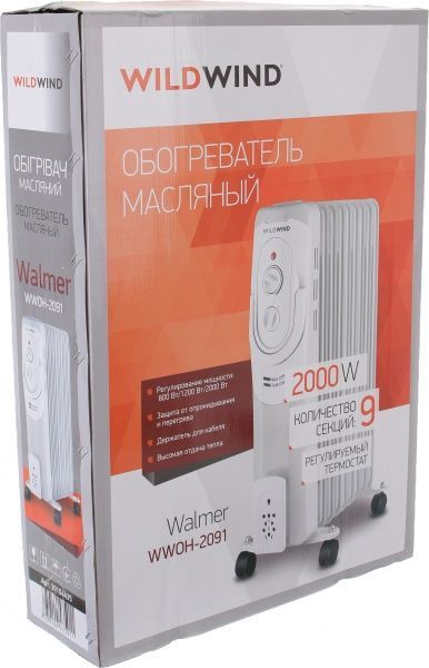 Масляный обогреватель Wild Wind Walmer WWOH-2091
