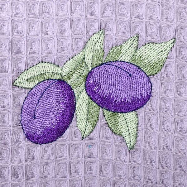 Набір рушників стигла слива 45x60 см Homeline фіолетовий/сірий 