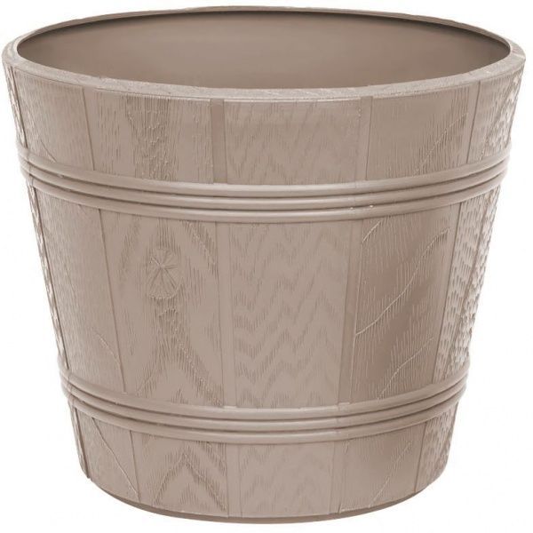 Горшок пластиковый Form Plastic Дерево Ельба-5 круглый 18л серый 