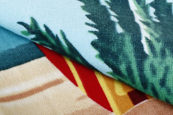 Полотенце пляжное Surfboards 71x147 см разноцветный Luna 