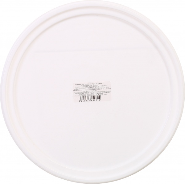 Кришка Poliplast для круглого відра 10л білий 