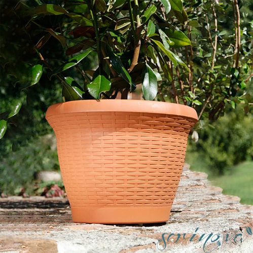 Горщик для квітів Serinova WIRE MESH №3 круглий 10 л антрацит 