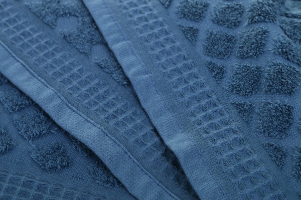 Полотенце махровое Nora 40x70 см синий 