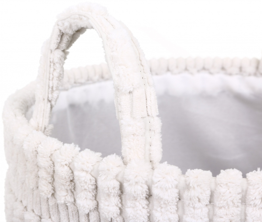 Корзина Velvet S 34x34 см EG92596W молочный