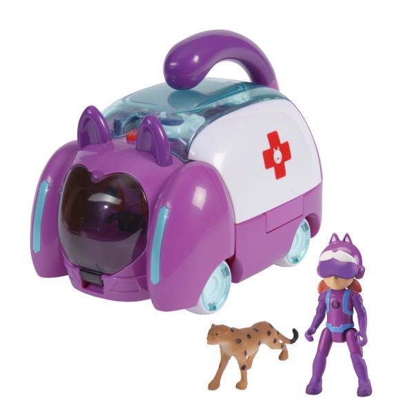 Іграшка-трансформер Petronix Defenders Киця велика плюс фігурка Емми 123197 