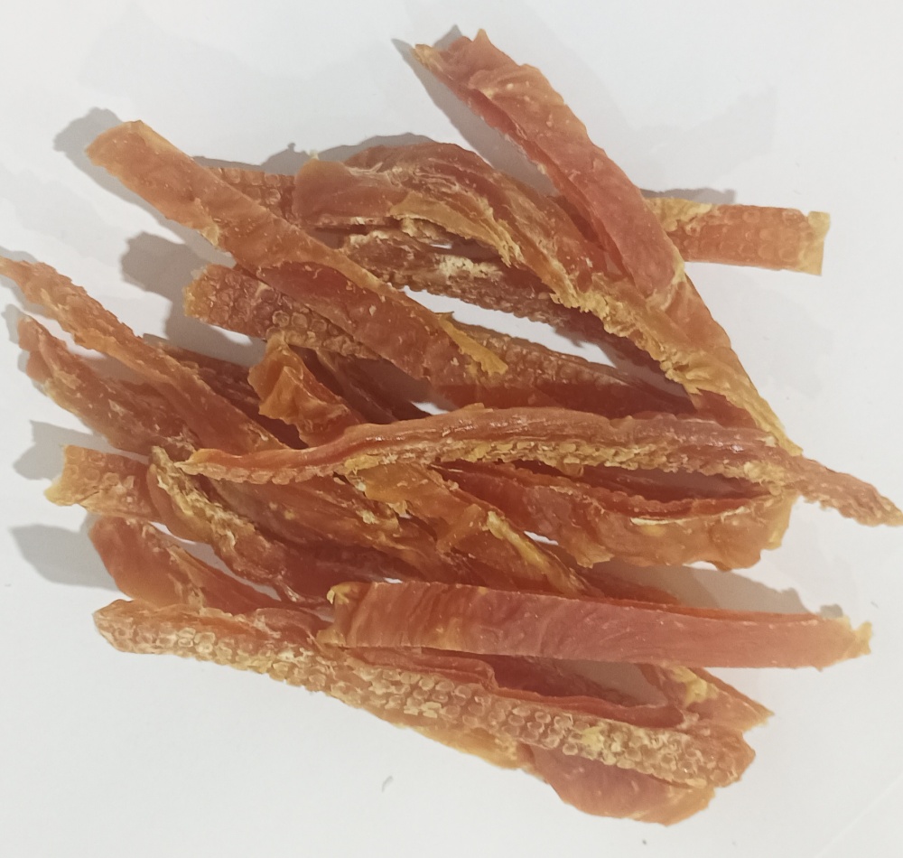 Лакомство Topsi Мягкие полоски вяленого куриного филе 100 г