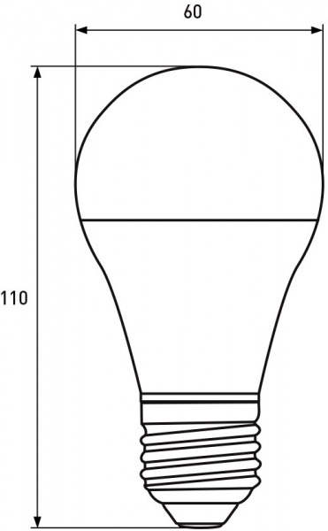 Лампа светодиодная Eurolamp LED-A60-10274(A) 10 Вт A60 матовая E27 220 В 4000 К 