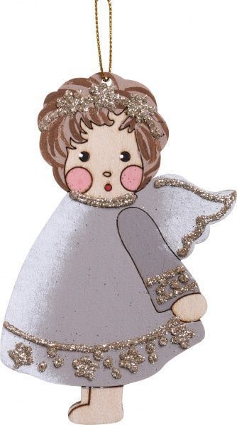 Подвеска Девочка ангел 11,5 см 