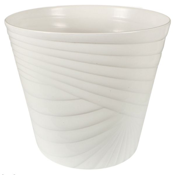 Кашпо пластиковое Prosperplast Capri 28 см 0135 круглый (0135) терракот/ 