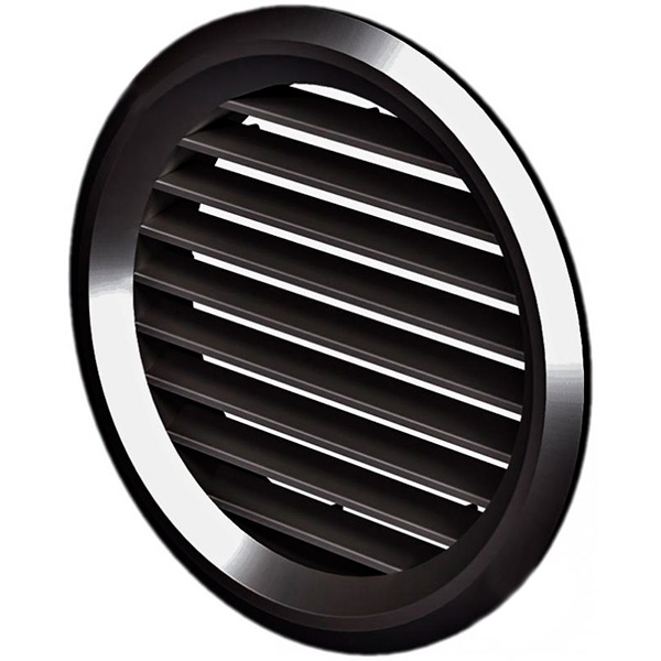 Решітка Вентс МВ 50/2 бВ пластик чорний 