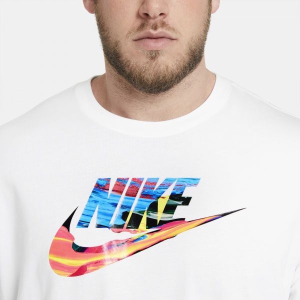 Футболка Nike M NSW TEE SPRING BREAK HBR DB6161-100 р.XL білий