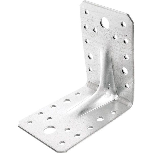 Уголок с ребром жесткости универсальный 105x105x90мм 1,8мм 