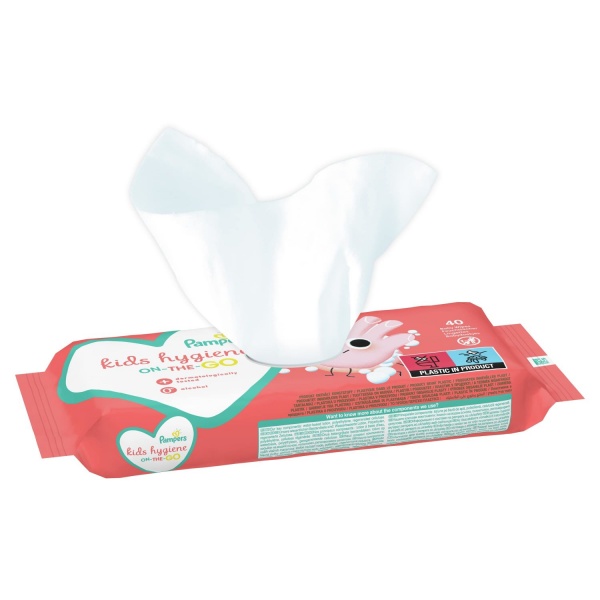 Салфетка Pampers Kids Hygiene On-the-go 40 шт.