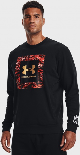 Свитшот Under Armour CNY RIVAL FLC CREW 1366426-001 р. L черный