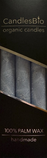 Набір свічок WP10 20/180 блакитний 3 шт. CandlesBio