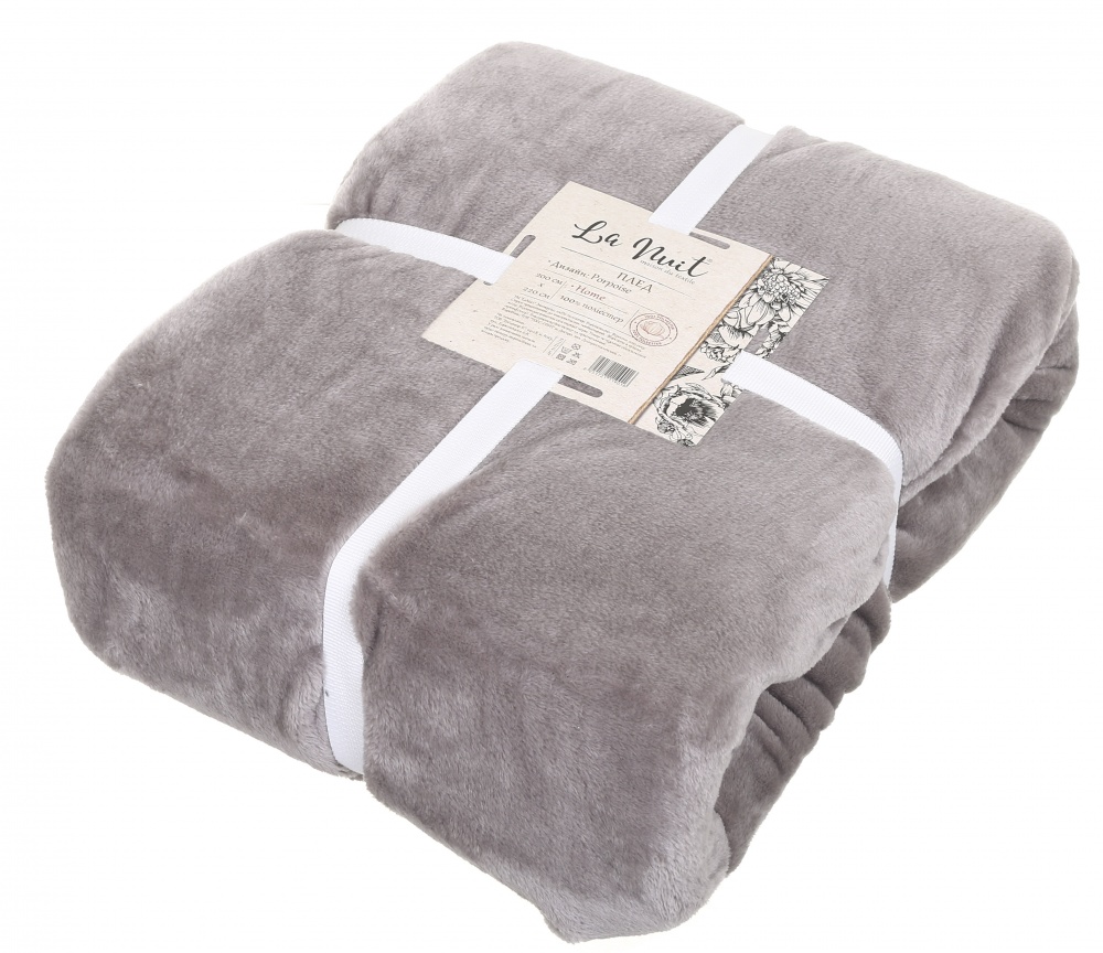 Плед Porpoise 200x220 см серый