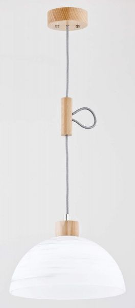 Підвіс ALFA 60349 1x60 Вт E27 білий Holiday 