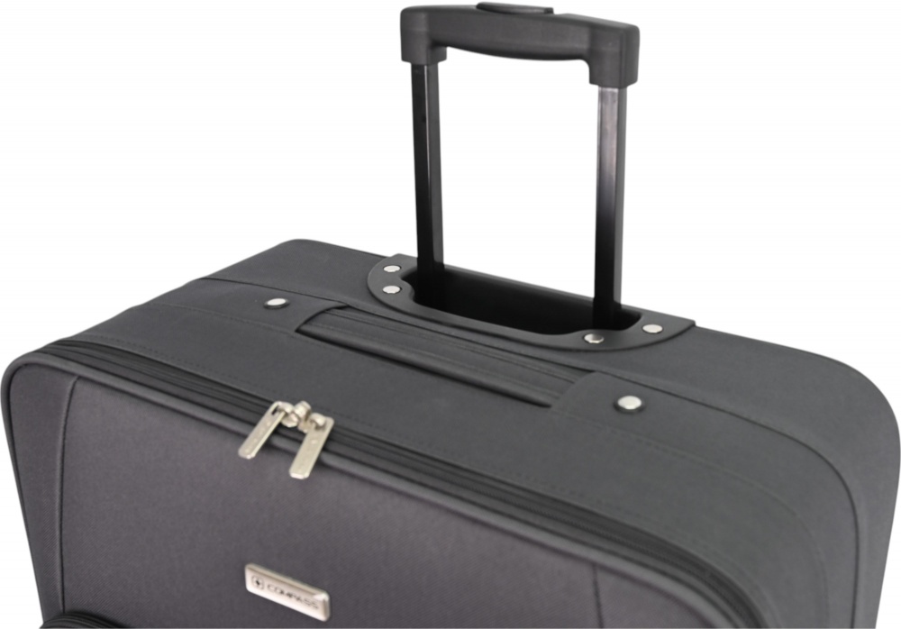 Чемодан Compass MS-2502 30 л темно-серый 36x20x54 см S