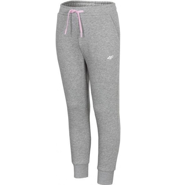 Брюки 4F HJL21-JSPDD001-27M р. 128 светло-серый меланж