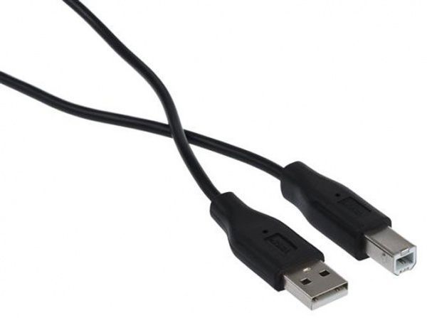Кабель комп'ютерний зовнішній CABELEXPERT USB 2.0 AM/BM 4,5 м Black (CCP-USB2-AMBM-15) 