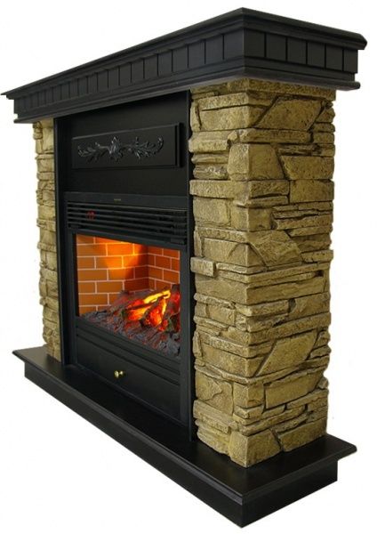 Камінокомплект ASTRA FLAME Юта Bronze + Гефест