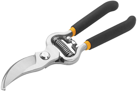 Секатор садовый Tolsen цельнометаллический 200 мм (31018)