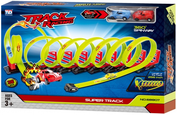 Набор Гоночный трек со световыми и звуковыми эффектами PTP797849