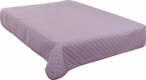 Покрывало Dusty Rose 215x240 см UP! (Underprice) лиловый/розовый 