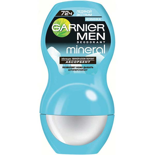 Дезодорант шариковый Garnier Mineral Ледяной Экстрим 50 мл