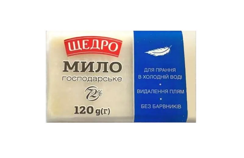 Хозяйственное мыло ТМ ЩЕДРО 72% 120 г