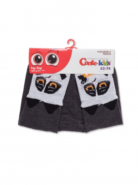 Колготки детские унисекс Conte-Kids TIP-TOP 17С-60СП (20) 561р.128-134 темно-серый 
